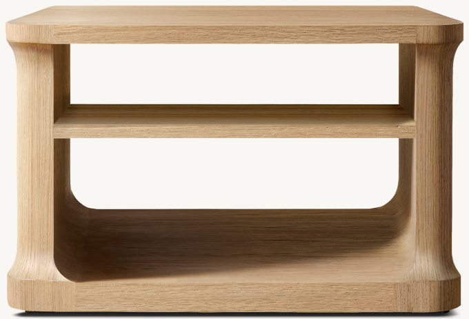 Baron Rectangular Open Side Table