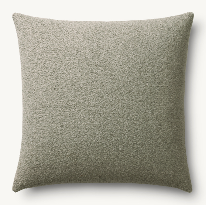 Performance Bouclé Pillow - Square | RH