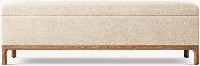 Padua Fabric End-of-Bed Storage Bench