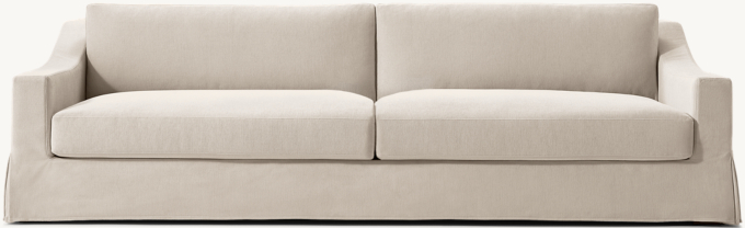 Modena Slipcovered Slope Arm Sofa