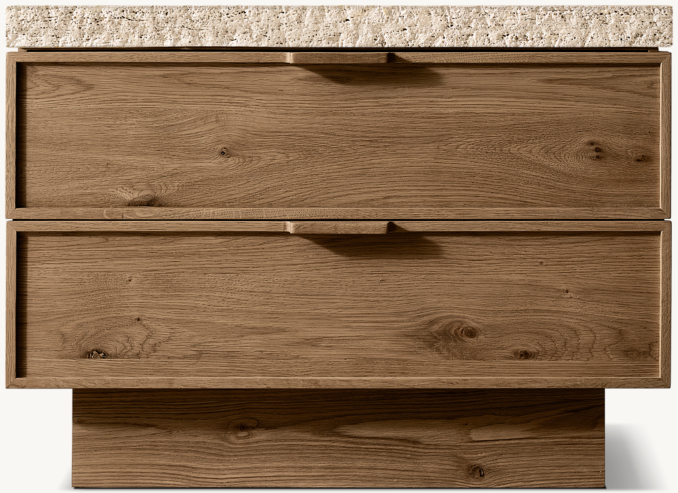 Lumi Closed Nightstand | RH