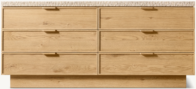 Lumi 6-Drawer Dresser