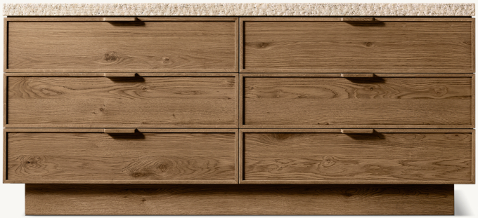 Lumi 6-Drawer Dresser