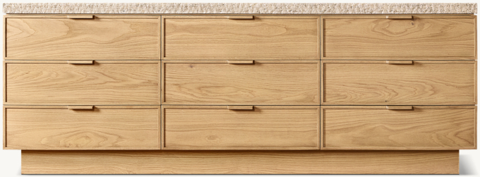 Lumi 9-Drawer Dresser