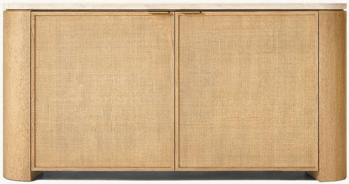 Shown in Light Oak/Classico Travertine.