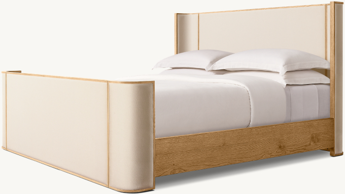 Mizu Fabric Shelter Bed with Footboard