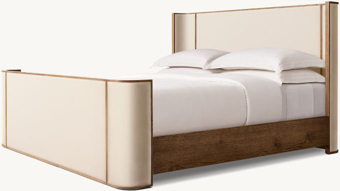Mizu Fabric Shelter Bed with Footboard