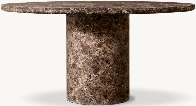 Vitolo Carved Round Dining Table