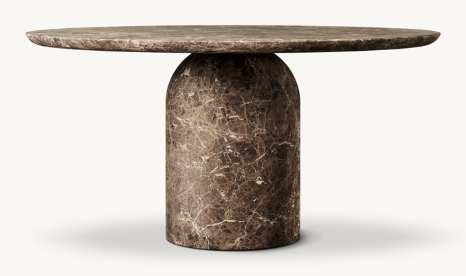 Cupola Carved Round Dining Table