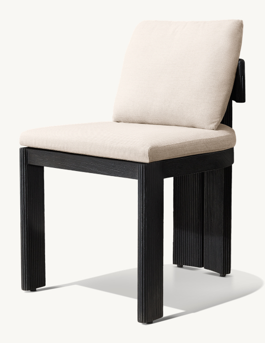 Striata Teak Dining Side Chair