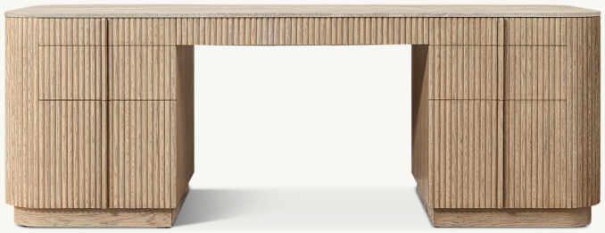 Shown in Greige Oak/Grey Emperador Marble.