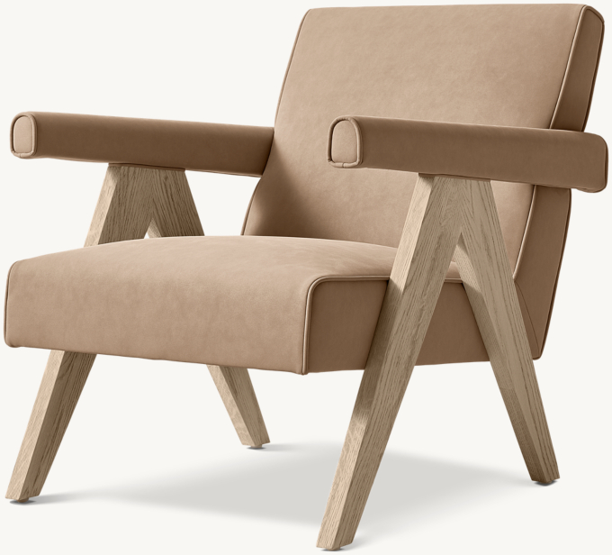Jakob Vegan Leather Lounge Chair