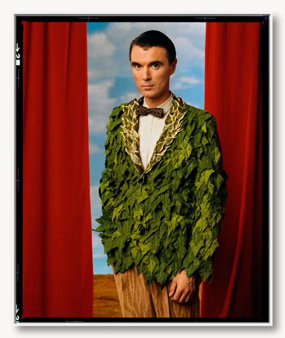 Annie Leibovitz, with dust jacket David Byrne