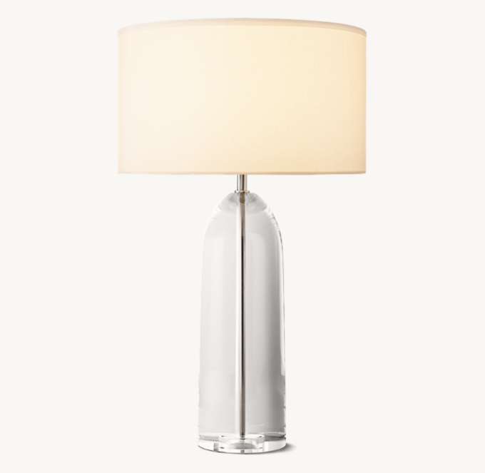 Sarezzo Crystal Tapered Table Lamp