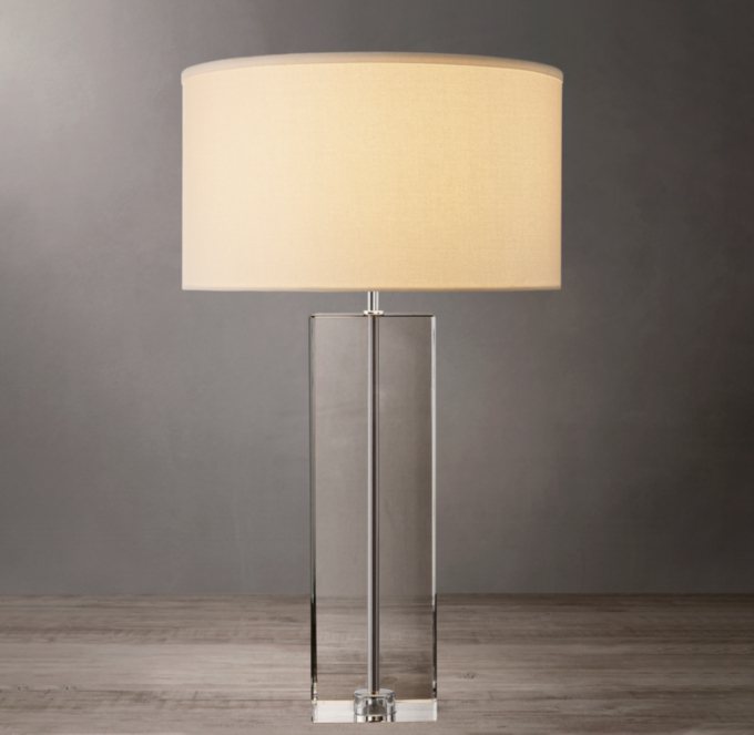 Sarezzo Crystal Square Table Lamp