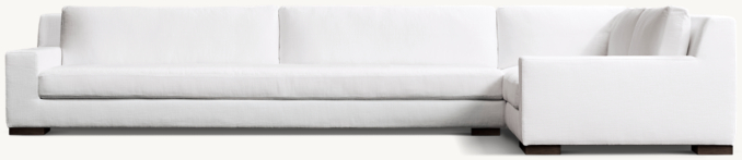 Modena Track Arm Bench-Cushion Right-Arm L-Sectional