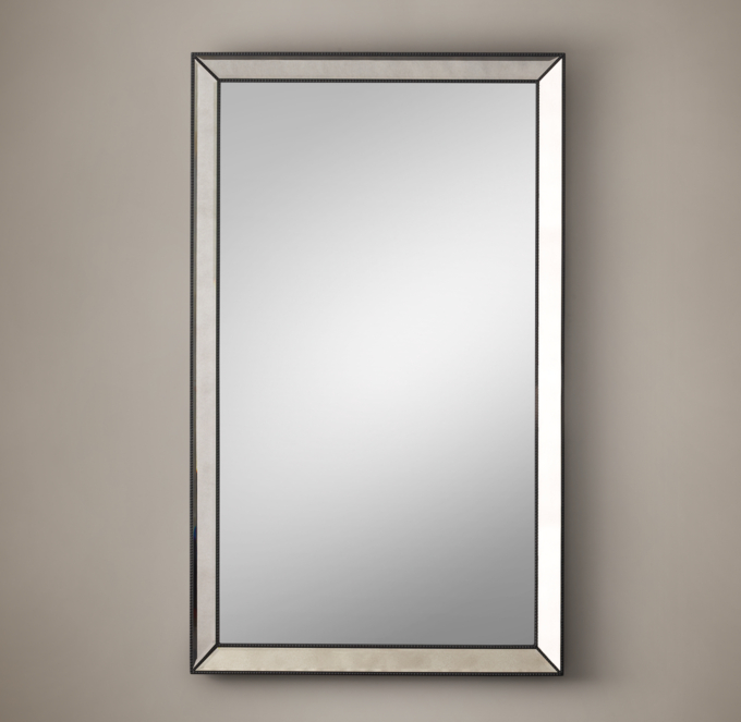 Beaded Leaner Mirror