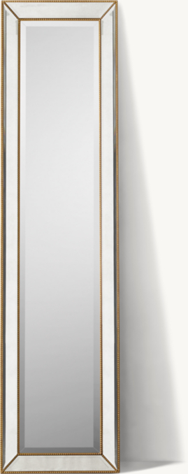 Beaded Leaner Mirror