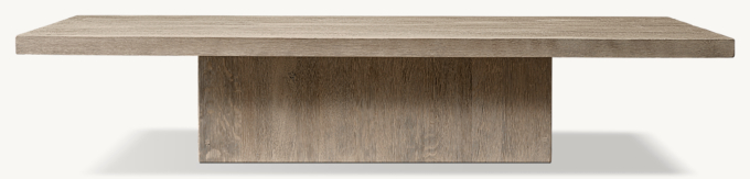 Drifted Reclaimed Oak Plinth Coffee Table