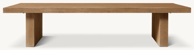 Drifted Reclaimed Oak Plank Coffee Table