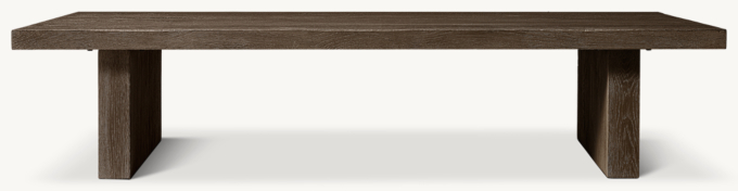 Drifted Reclaimed Oak Plank Coffee Table
