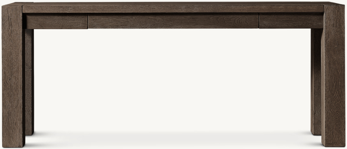 Drifted Reclaimed Oak Console Table with Drawers