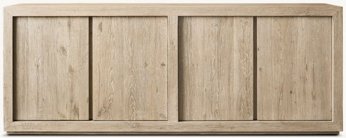 Drifted Reclaimed Oak 4-door Sideboard