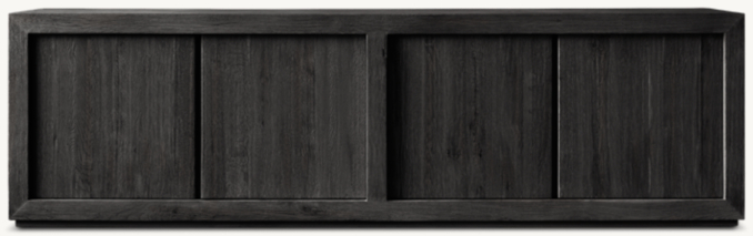 Shown in Drifted Reclaimed Black Oak.