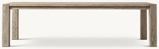 Shown in Drifted Reclaimed Whitewashed Oak.