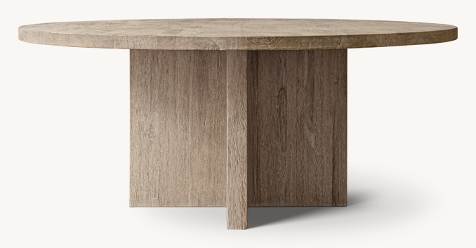 RH Drifted Reclaimed Oak Dining Table