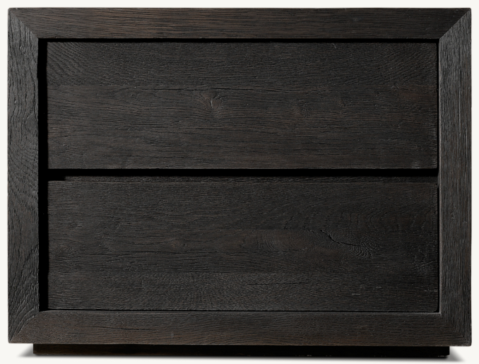 32" nightstand shown in Drifted Reclaimed Black Oak.