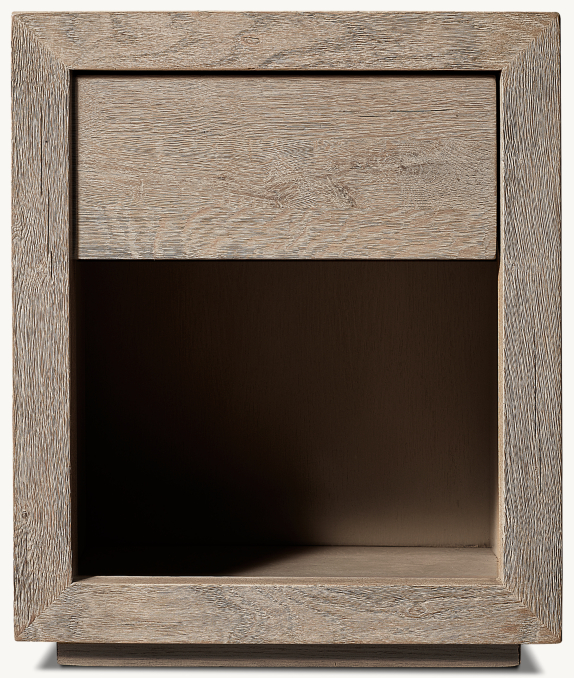 20" nightstand shown in Drifted Reclaimed Grey Oak.