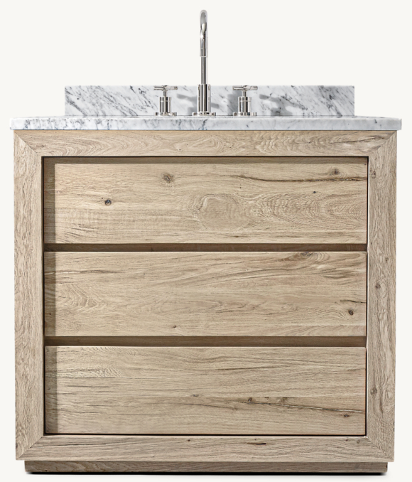 Drifted Reclaimed Oak Single Vanity