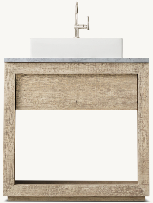 Drifted Reclaimed Oak Single Washstand