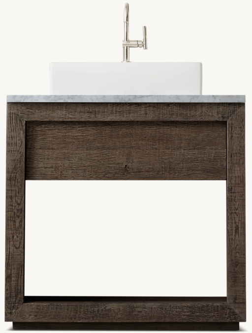 Drifted Reclaimed Oak Single Washstand