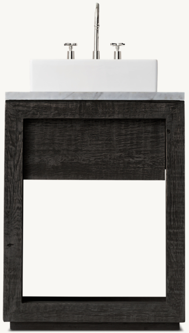 Drifted Reclaimed Oak Powder Washstand