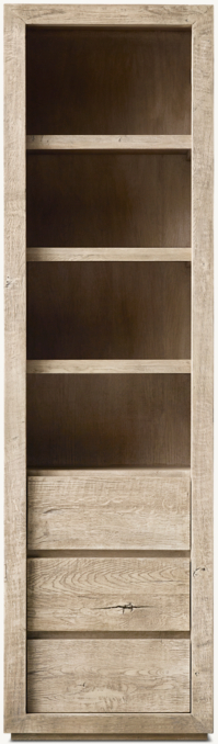 Drifted Reclaimed Oak Bath Cabinet