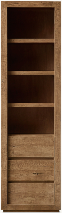 Drifted Reclaimed Oak Bath Cabinet