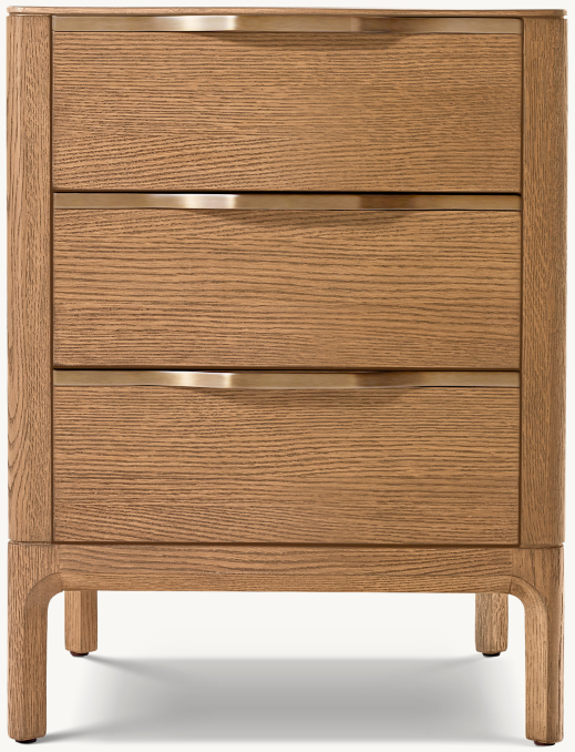 Front view of Padua Closed Nightstand 