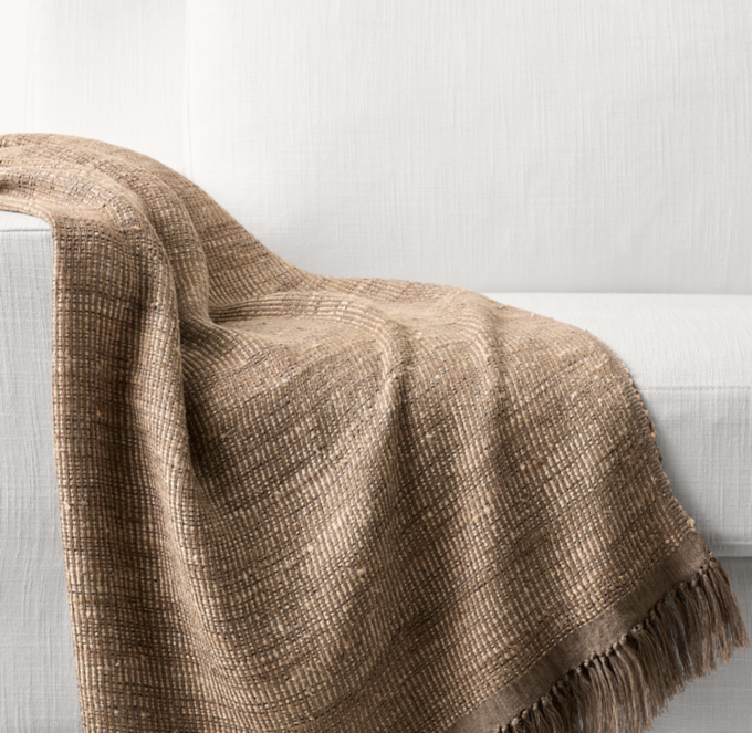 Naya Handwoven Striated Throw 