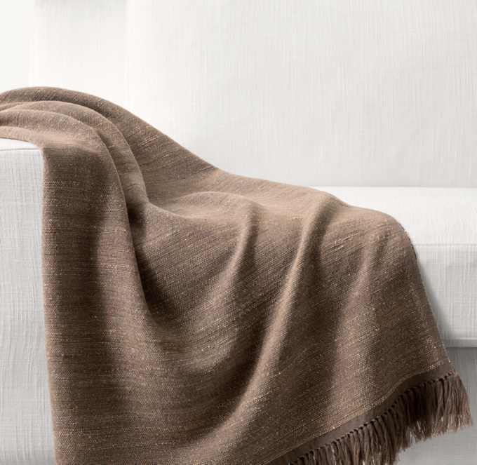 Naya Handwoven Marled Solid Throw 