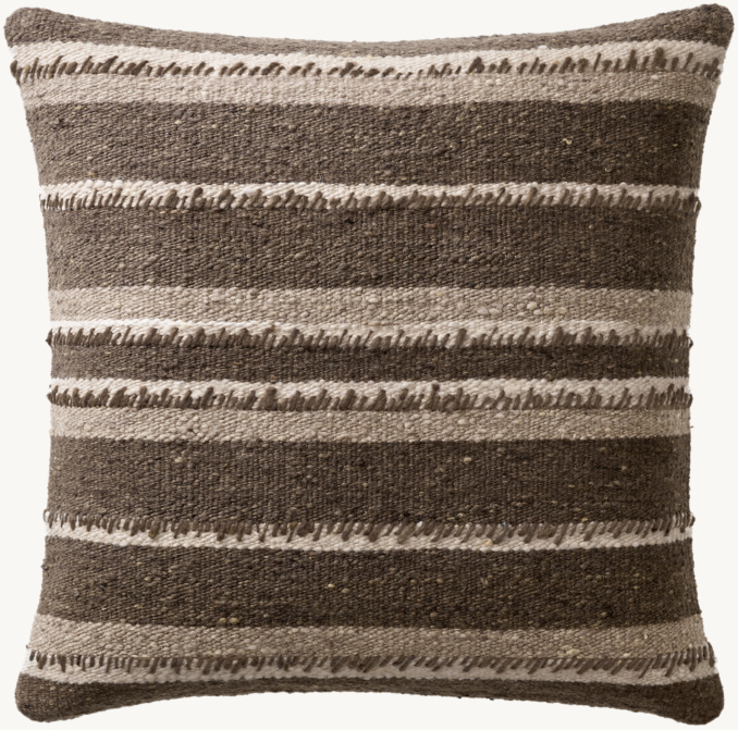 RH Taos Banded Stripe Pillow Cover