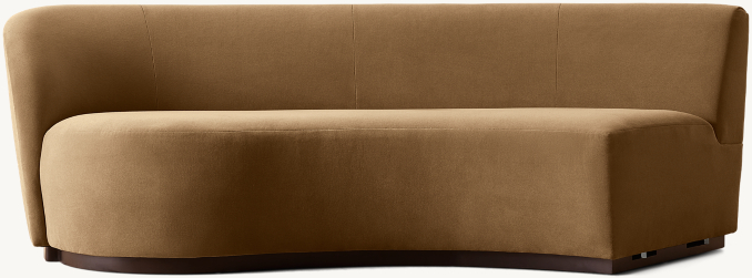 Shown in Burnt Caramel Italian Merino Wool Velvet.