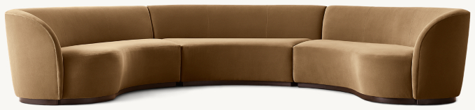 Copenhagen Modular 3-Piece Closed Symmetrical Sectional