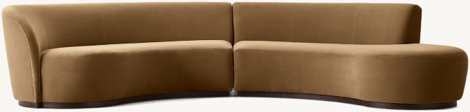 Copenhagen Modular 2-Piece Left-Arm Asymmetrical Sectional