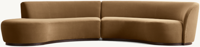 Copenhagen Modular 2-Piece Right-Arm Asymmetrical Sectional