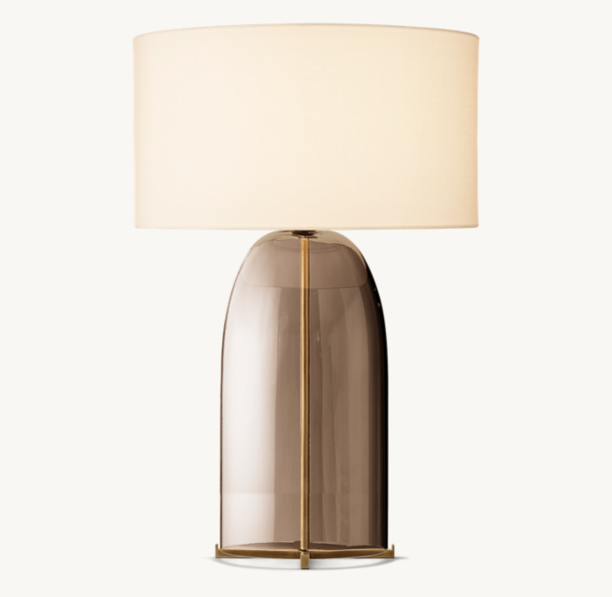 Blom Amber Glass Table Lamp
