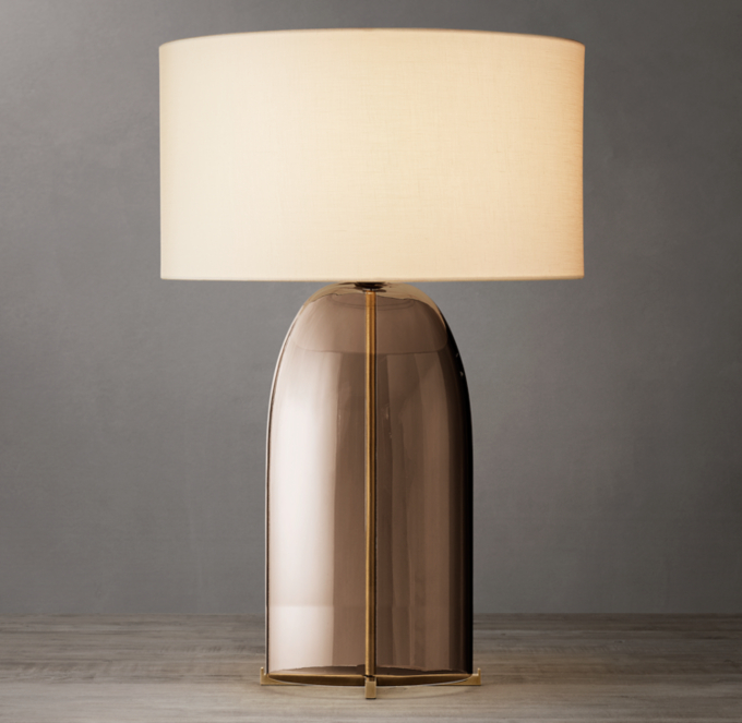 Blom Amber Glass Table Lamp