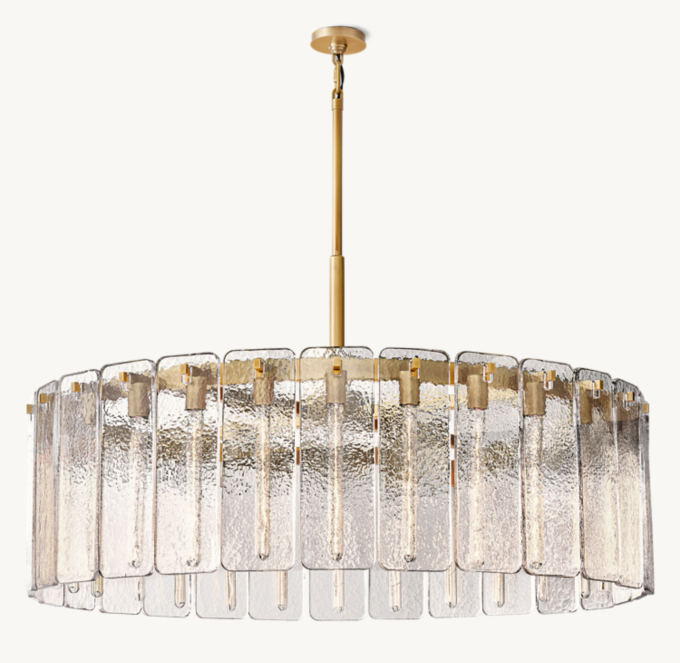 Calamette Glass Round Chandelier 48\"