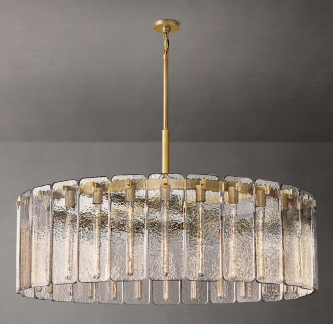 Calamette Glass Round Chandelier 48\"